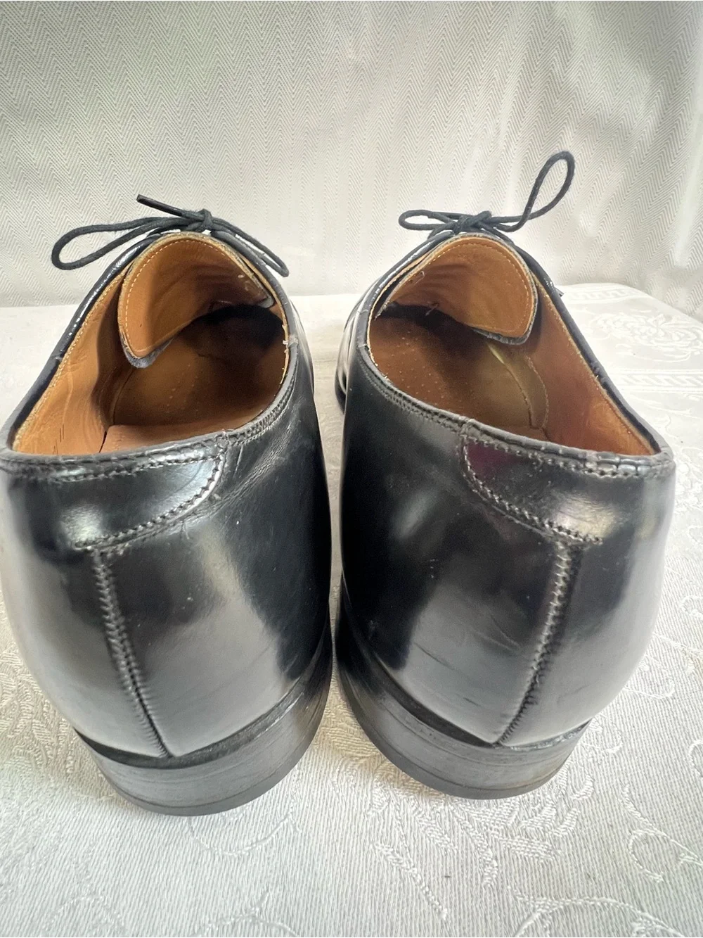 Johnston & Murphy Limited Men’s Dress Shoes Black Leather Lace Up 9.5